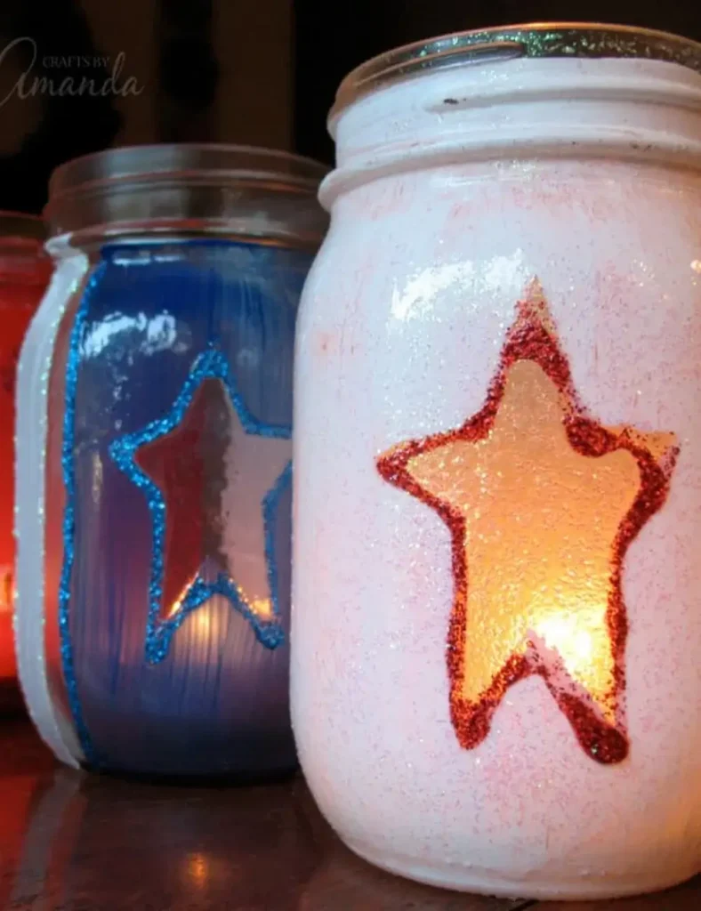 fourth of july mason jar crafts