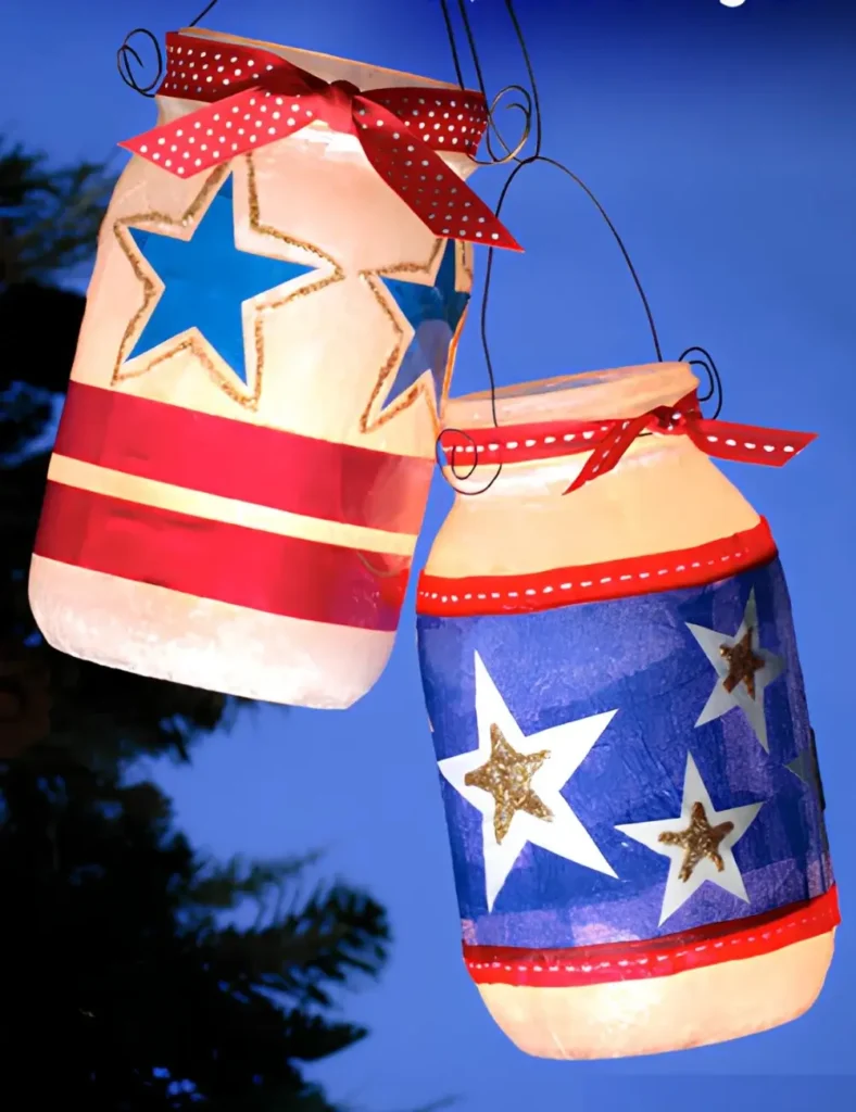 fourth of july mason jar crafts