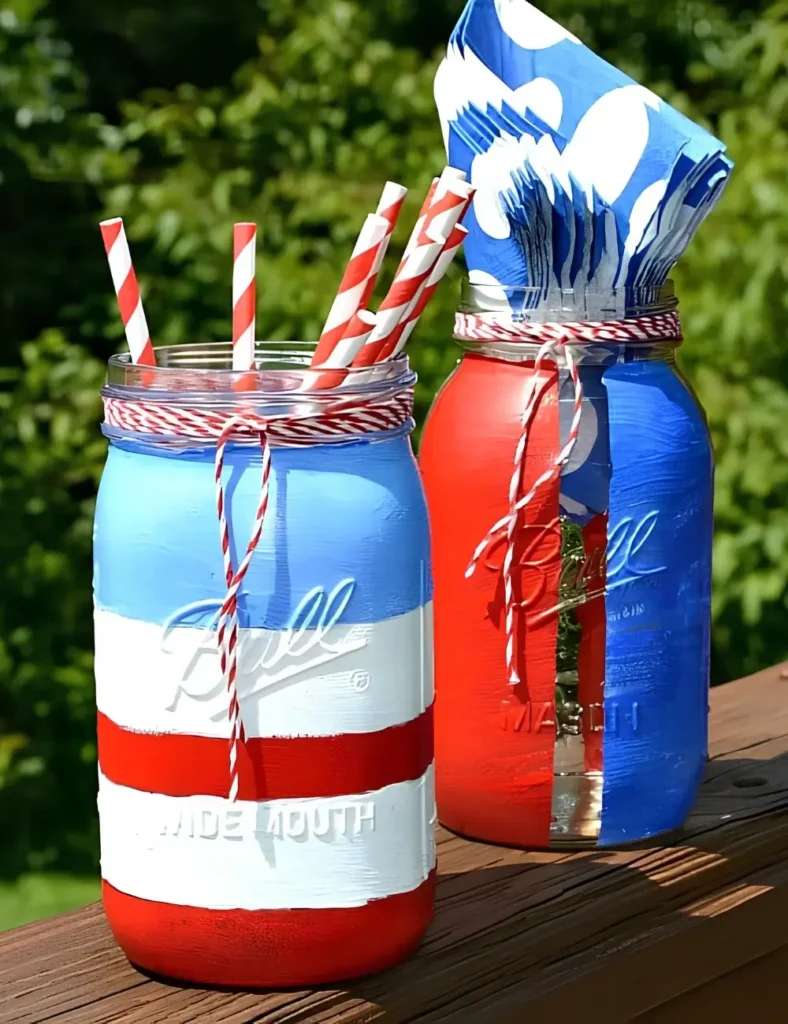 fourth of july mason jar crafts