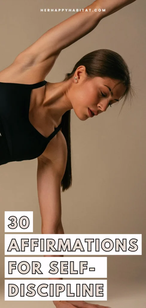 30 Affirmations for Self-Discipline