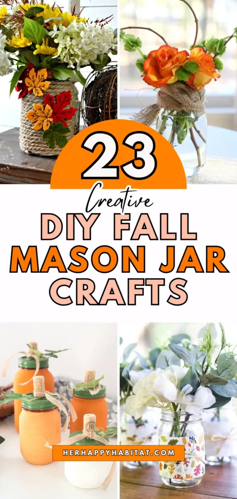 DIY Fall Mason Jar Crafts