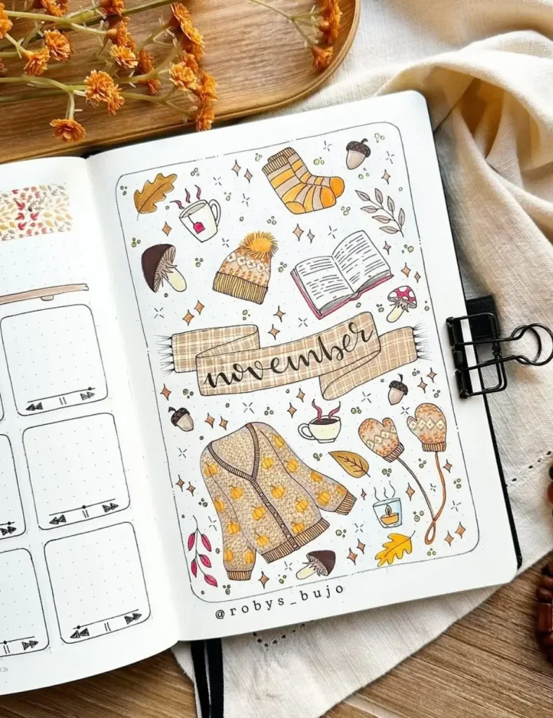 Fall Bullet Journal Ideas