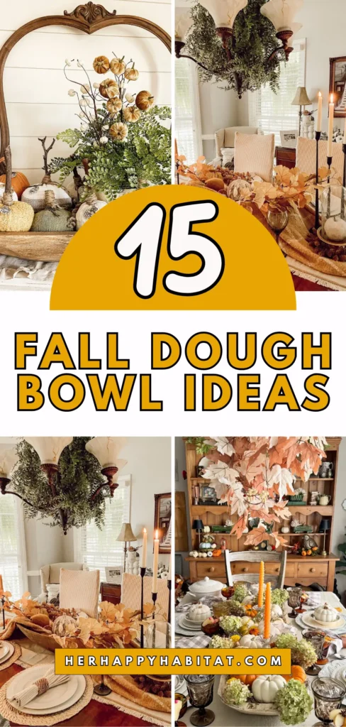 Fall Dough Bowl Ideas