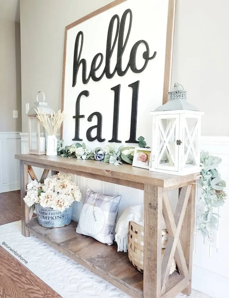Fall Entryway Decor Ideas