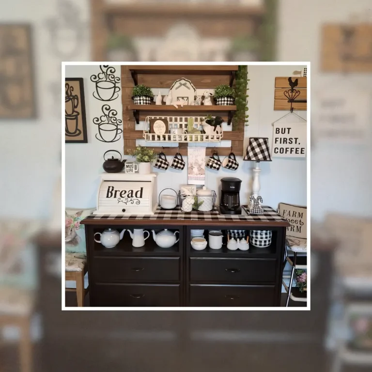 Farmhouse Coffee Station Ideas
