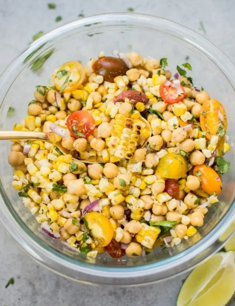 Grilled-Corn-and-Chickpea-Salad.-Chickpea-Salad-Recipes