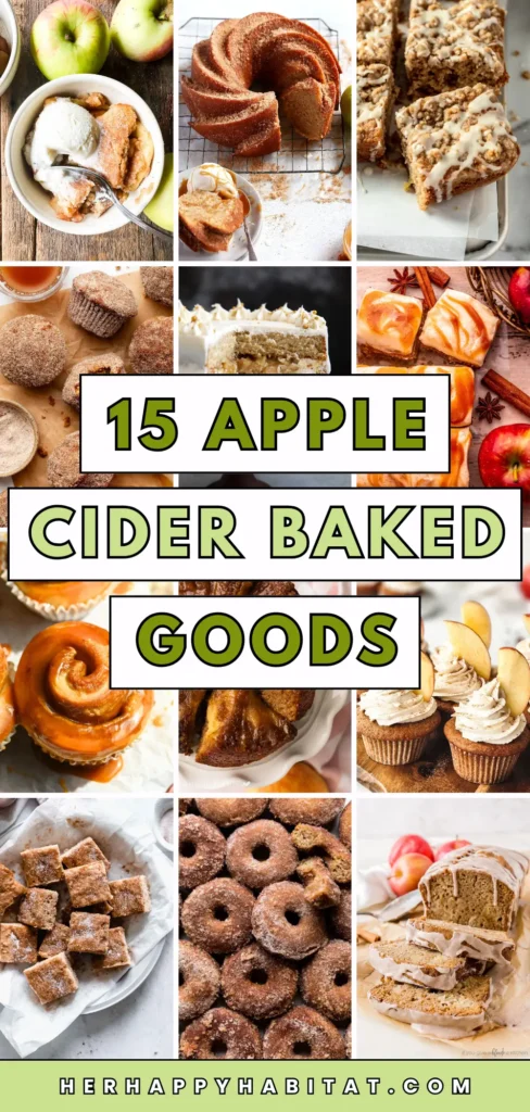 Apple Cider Baked Goods