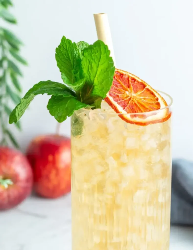 Apple Ginger Fizz For Fall