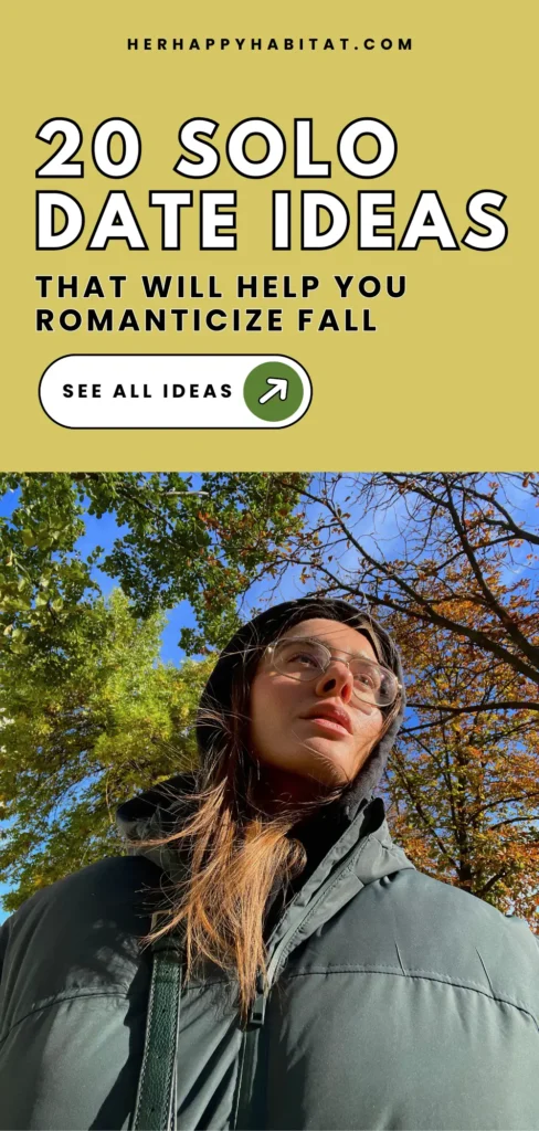 Fall Solo Date Ideas