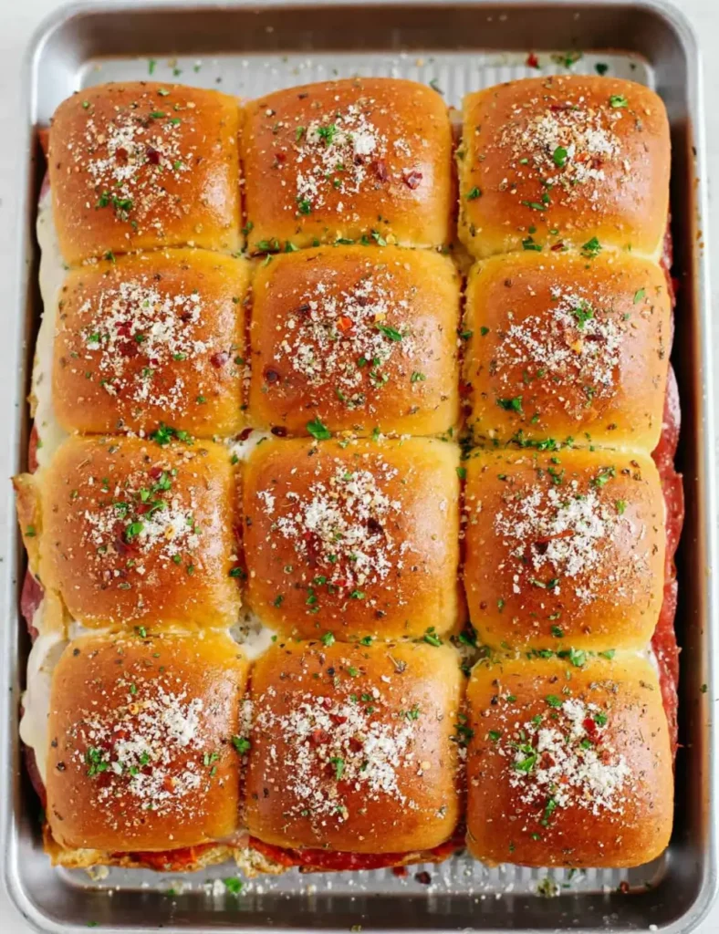 Hot Italian Sliders. Game Day Slider Recipes