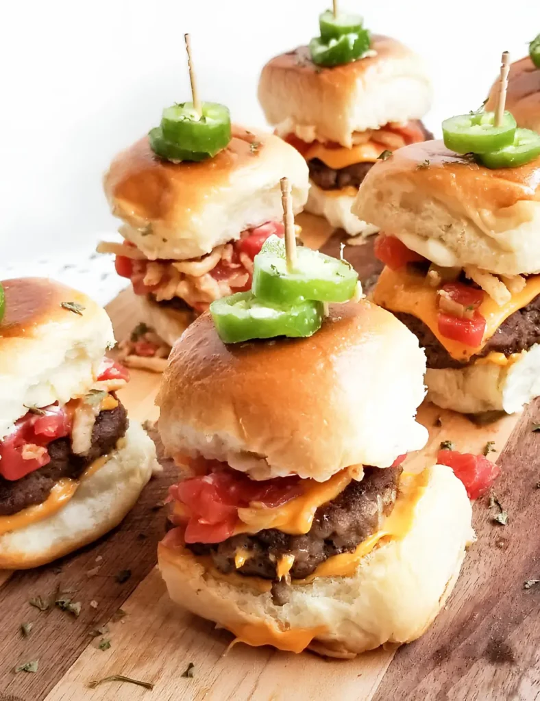 Jalapeno Gameday Sliders. Game Day Slider Recipes