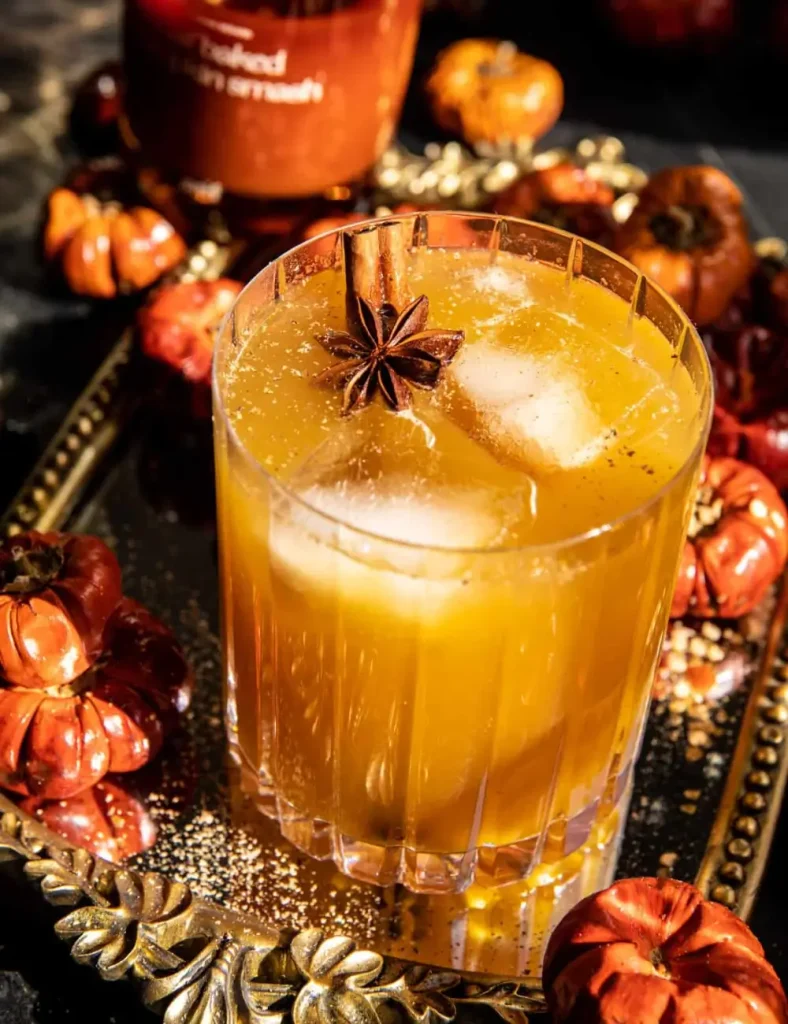 Spicy Bourbon Pumpkin Smash.
