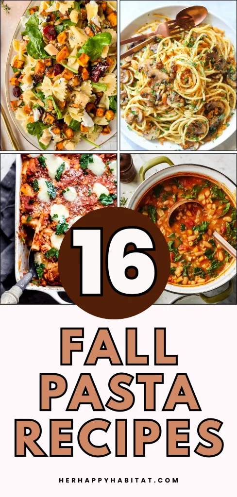Fall Pasta Recipes