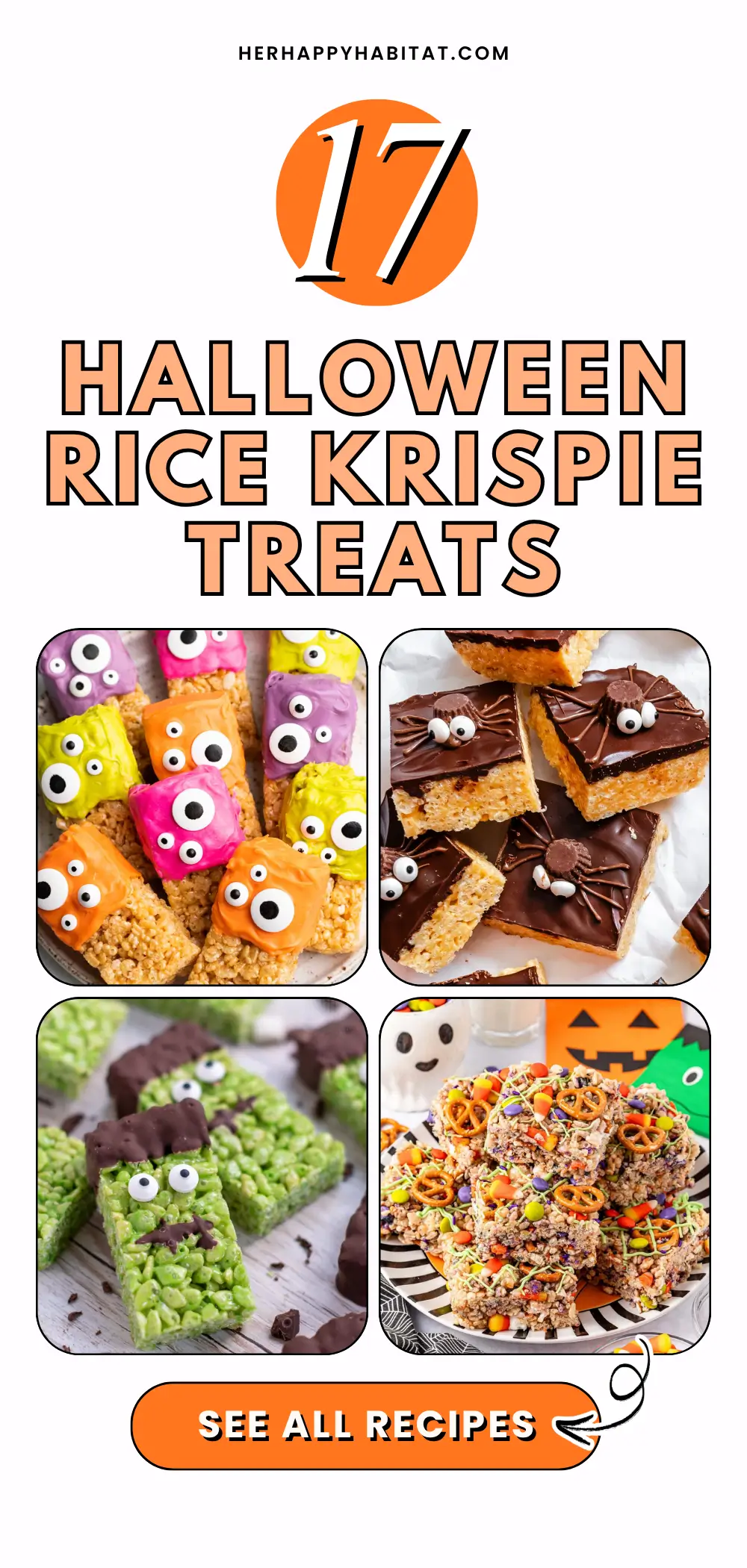 Halloween RICE KRISPIE TREATS