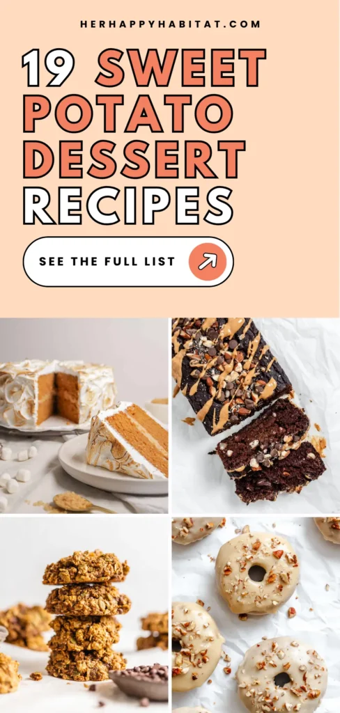 Sweet Potato Dessert Recipes